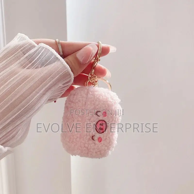 Cute Plush Pig Teddy Dog Case for Apple Airpods Pro Cover