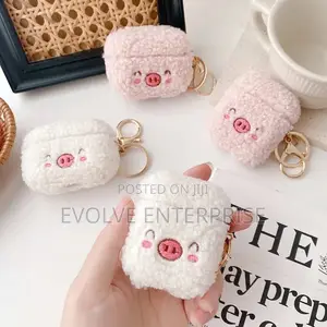 Cute Plush Pig Teddy Dog Case for Apple Airpods Pro Cover