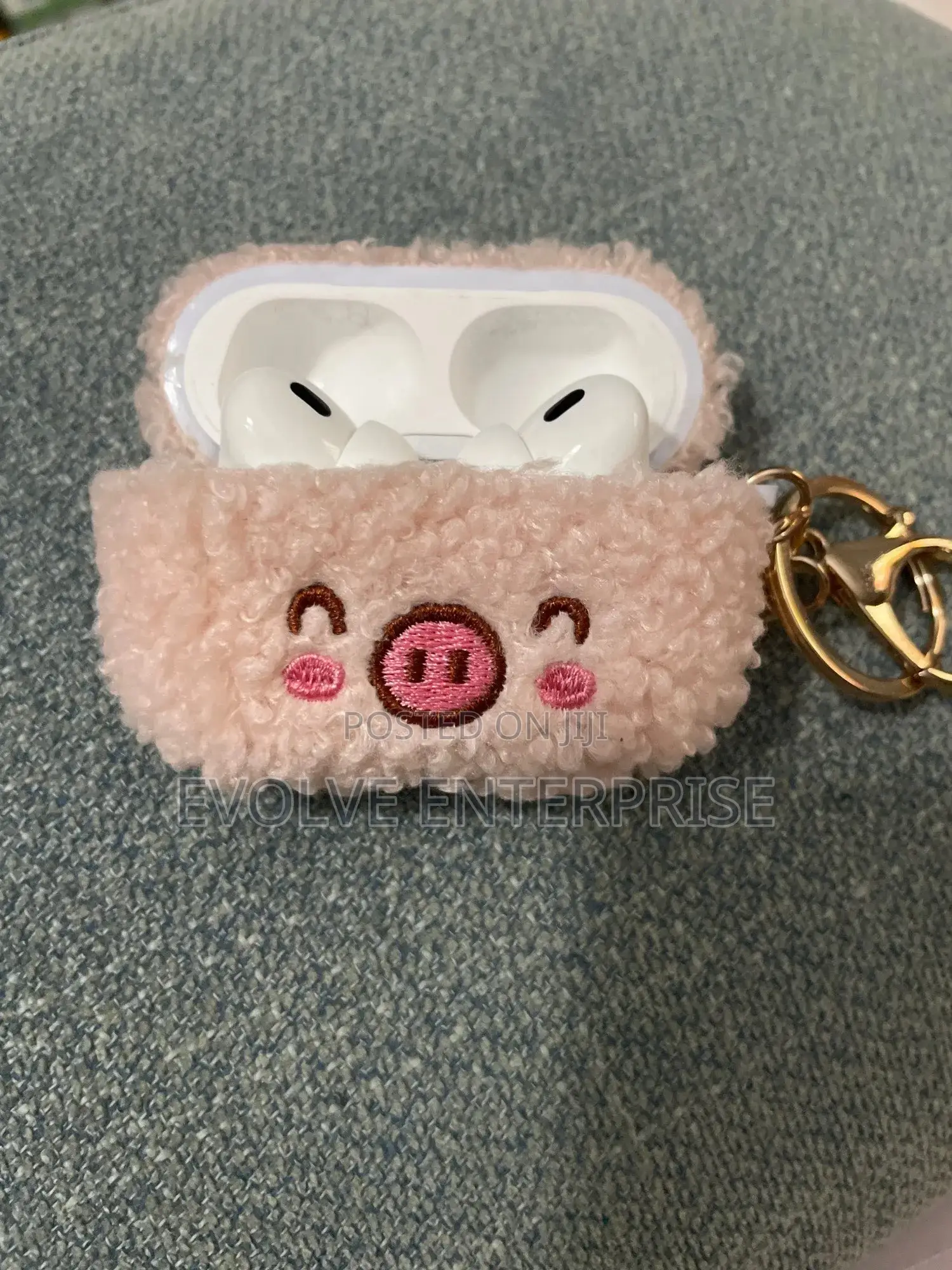 Cute Plush Pig Teddy Dog Case for Apple Airpods Pro Cover