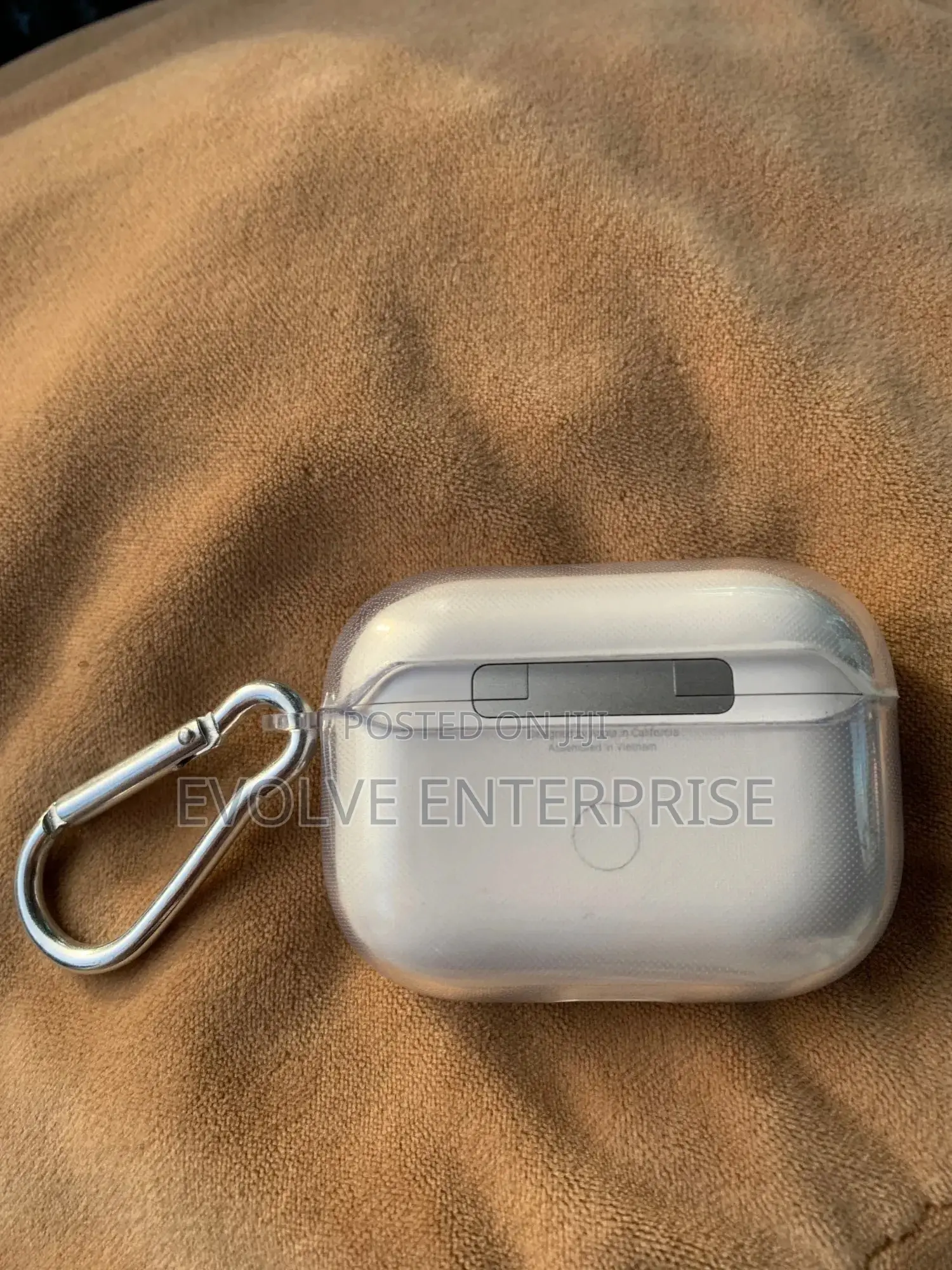 Airpods Pro Clear Retro Label Earphone Case