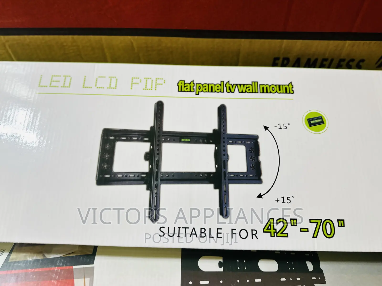 Flat Panel Tilting Wall Mount Brackets for 42” to 70”
