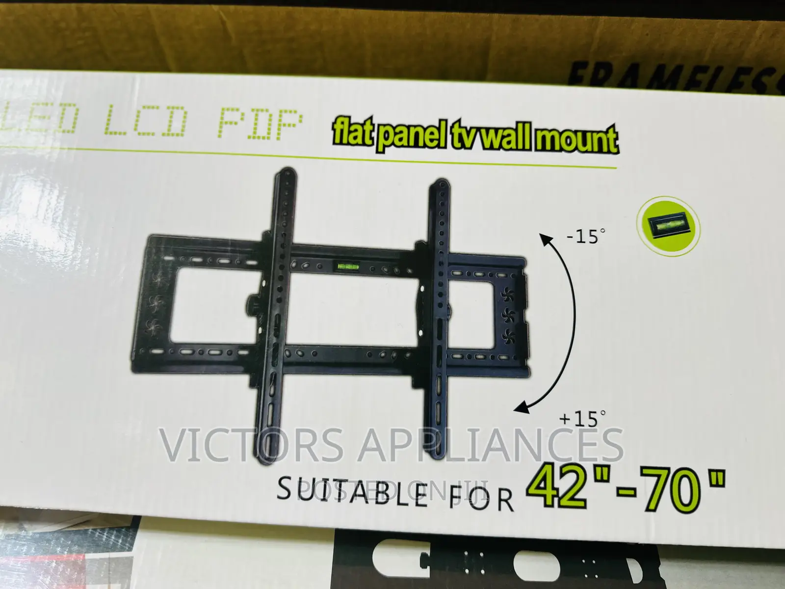 Flat Panel Tilting Wall Mount Brackets for 42” to 70”