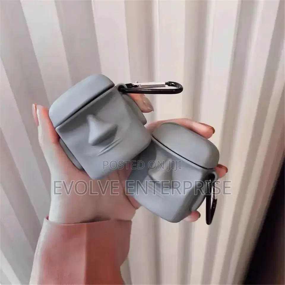 Funny 3d Moai Statue Earphone Case for Airpods Pro