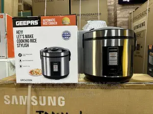 Geepas Rice Cooker 1.8L Stainless Steel