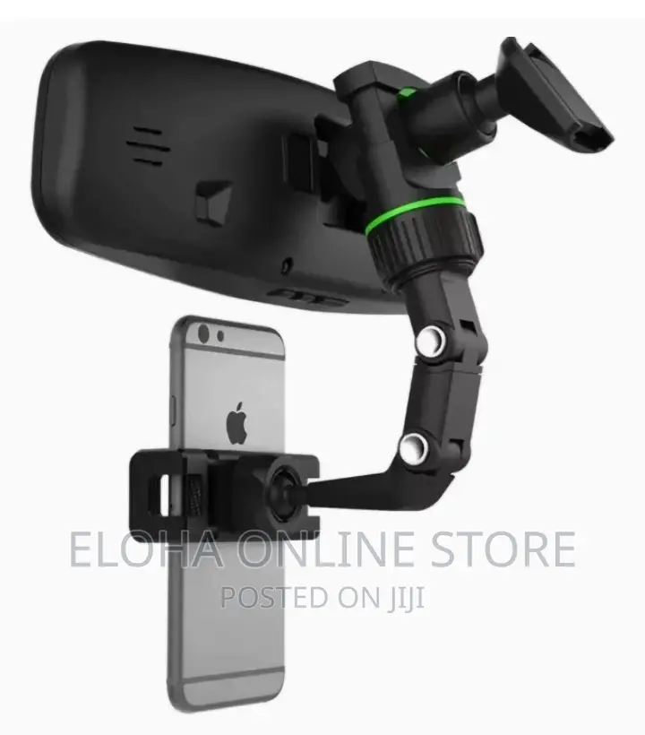 New Adjustable Rearview Mirror Phone Holder