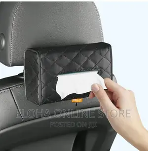 Leather Car Tissue Holder