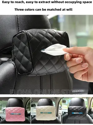 Leather Car Tissue Holder
