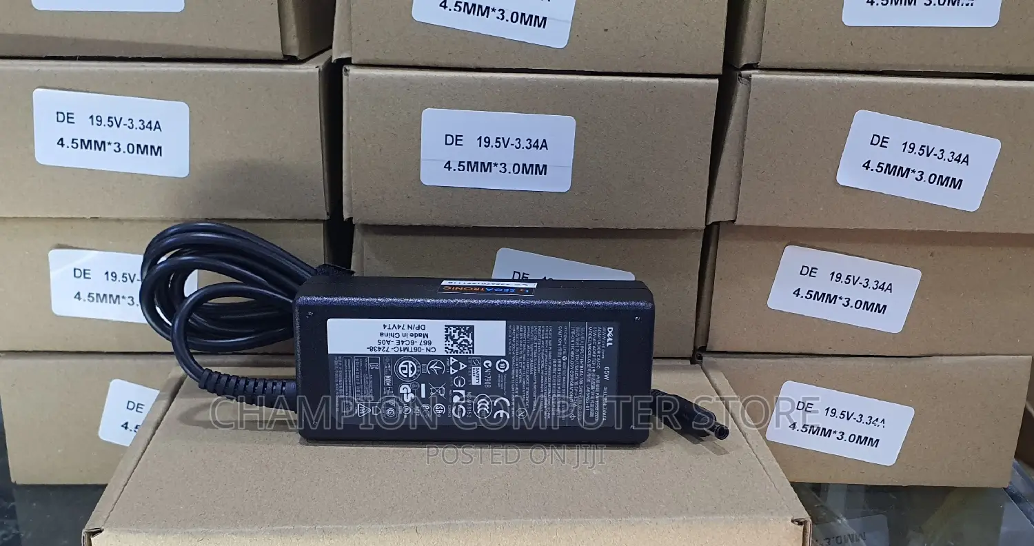Dell Small Pin Laptop Charger 45w, 65w, 90w 19.5v, 2.31a