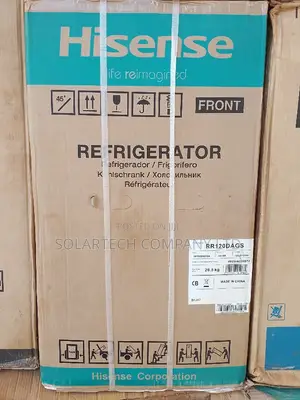A Two Door Silver Hisense Refrigerator