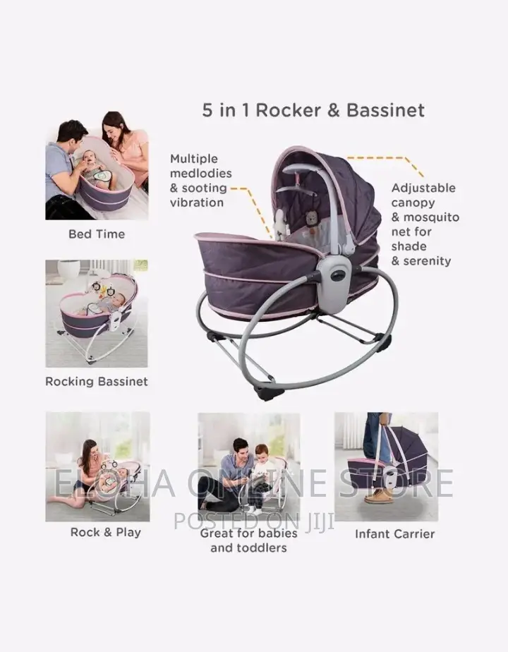 5 in 1 Rocker and Bassinet