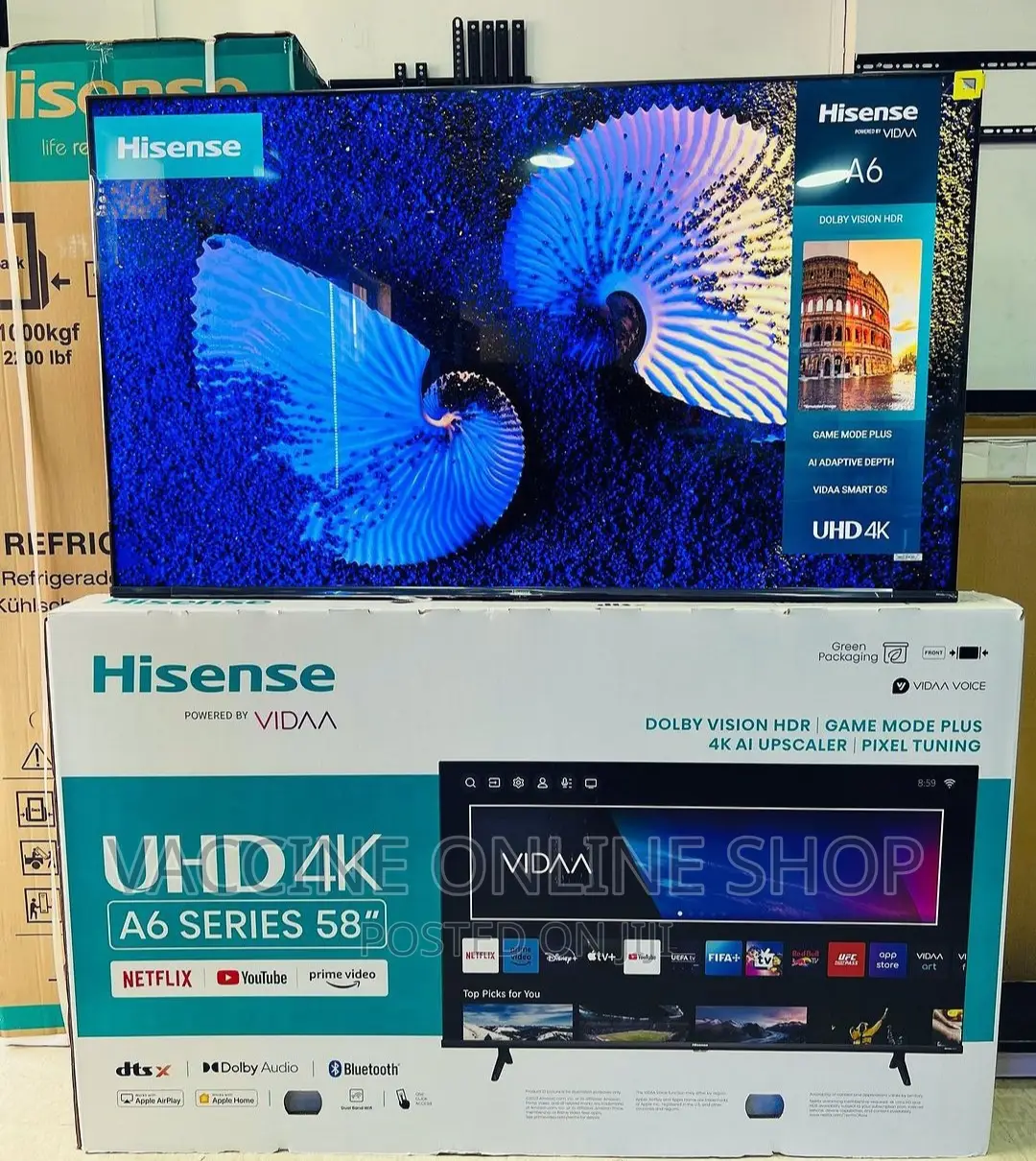 Hisense 43inches Smart UHD TV /Hisense 43 Smart A6 Series N196