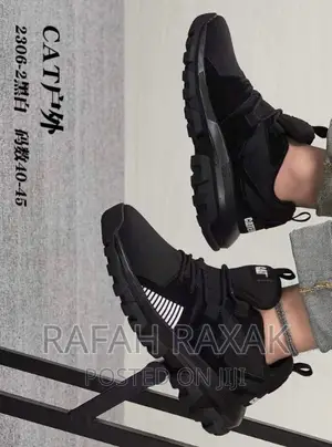 Original Classy Black Men’S CAT Sneakers