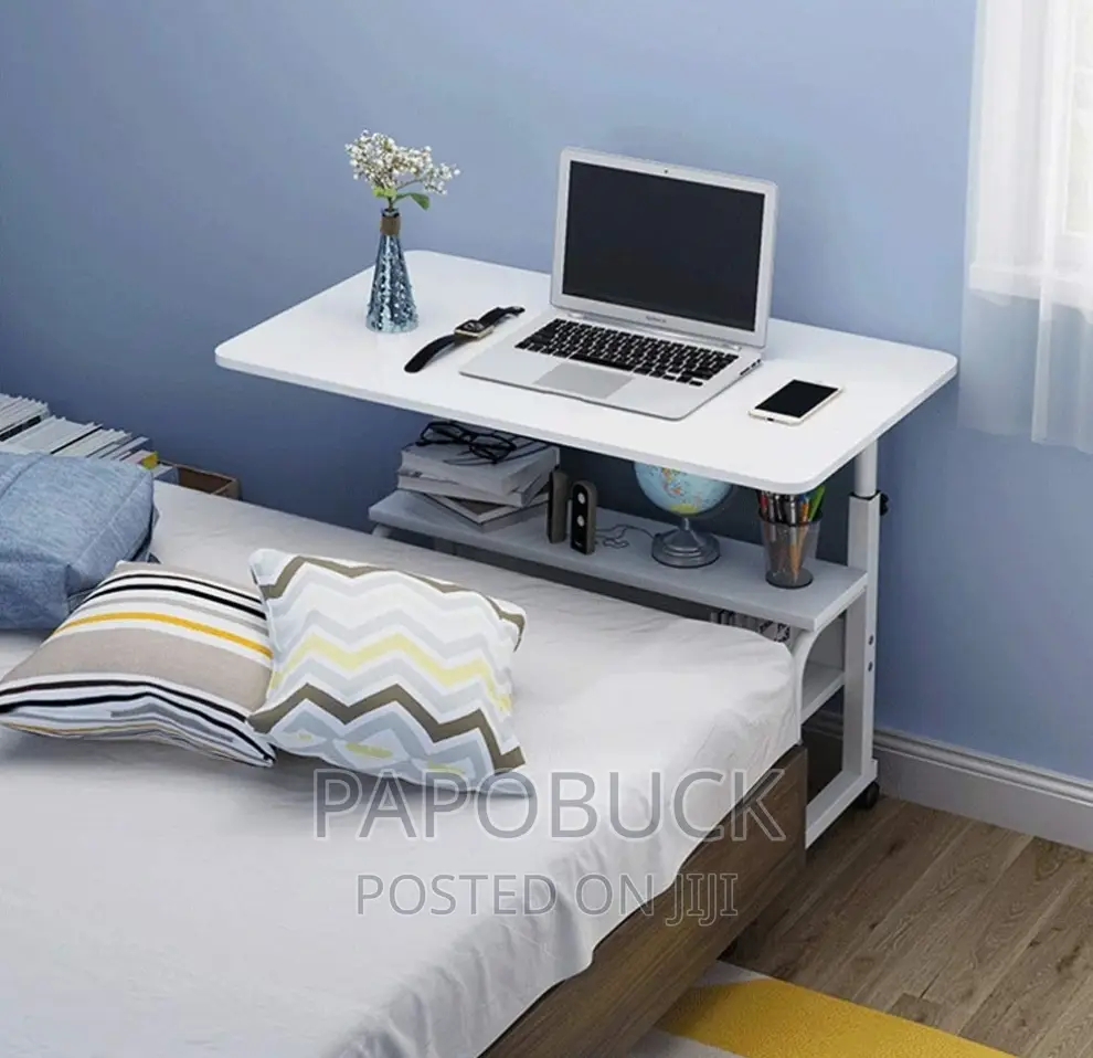 Laptop Table With Shelves
