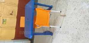 Atable and Steel Leg Chair