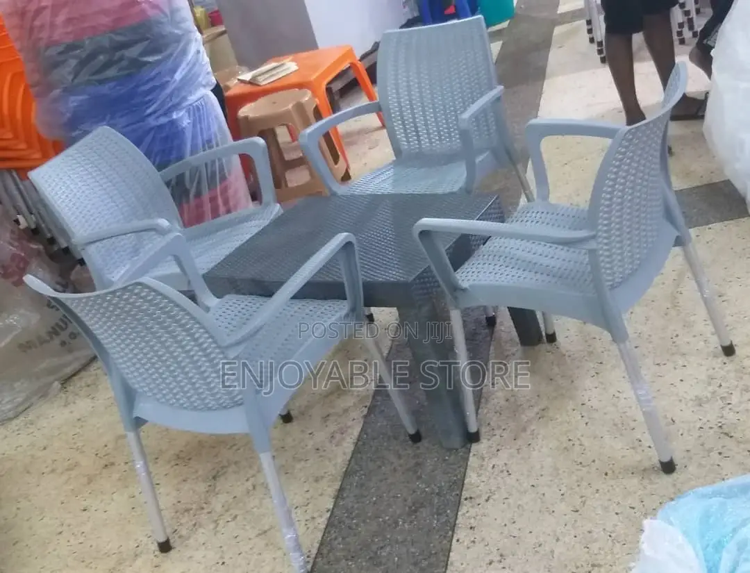 Plastic Table and Chairs
