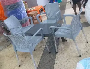 Plastic Table and Chairs