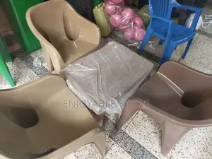 Plastic Bar and Restaurant Chairs and Table