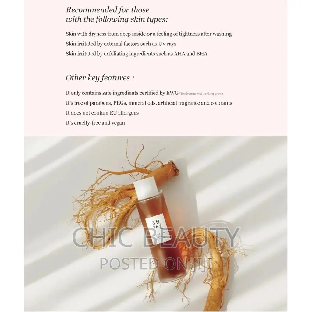 BEAUTY OF JOSEON Ginseng Essence Water Toner 150ml