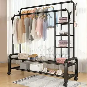 New Cloth Style Cloth Hanging Closet With Shoe Rack