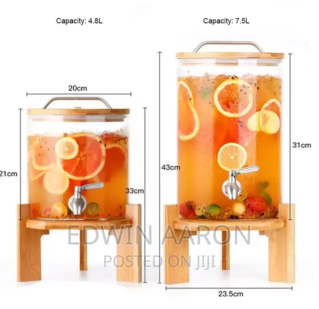 Glass Beverage Dispensers 10L and 8L