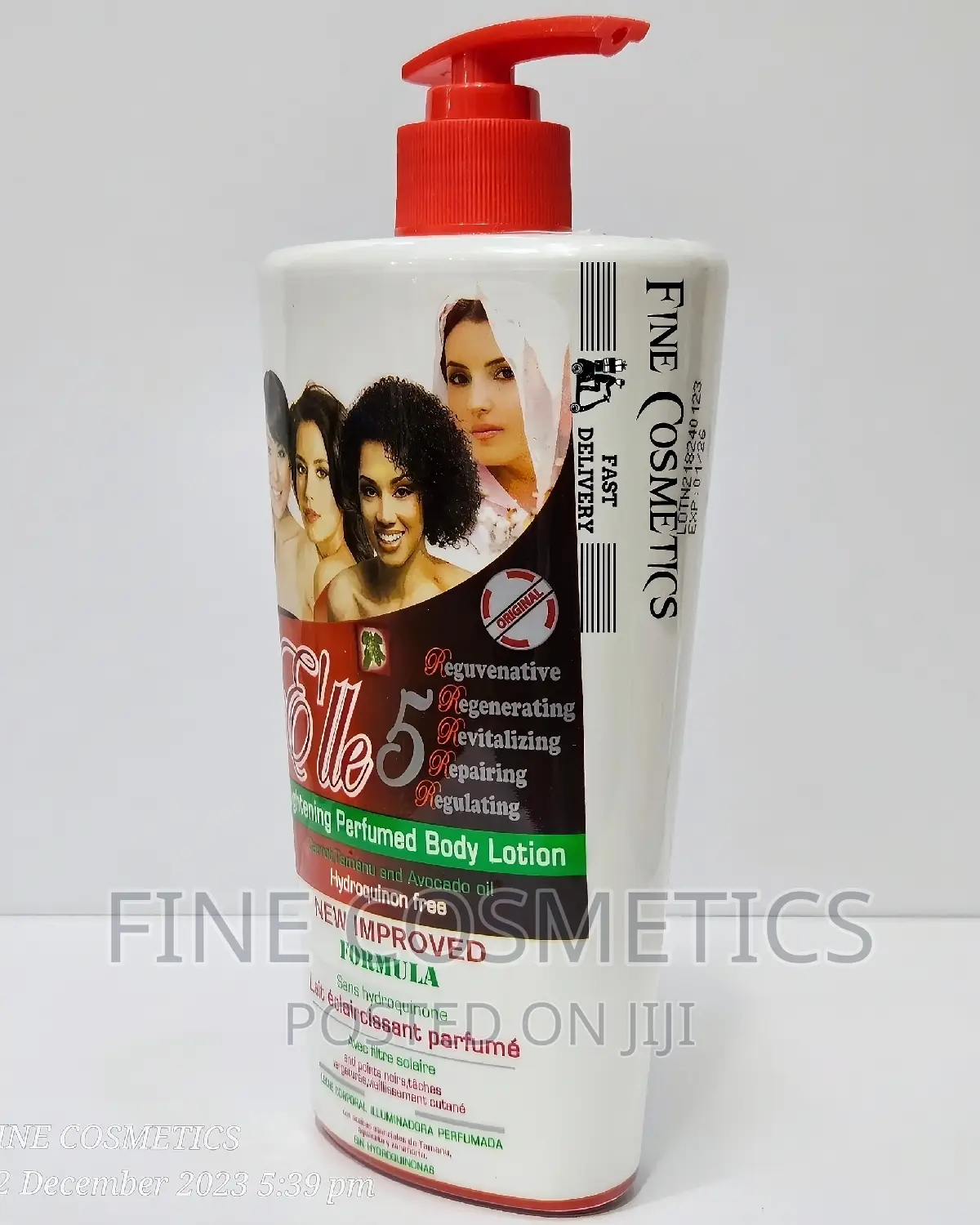 ELLE 5 | New Improved Whitening and Repairing Body Lotion.