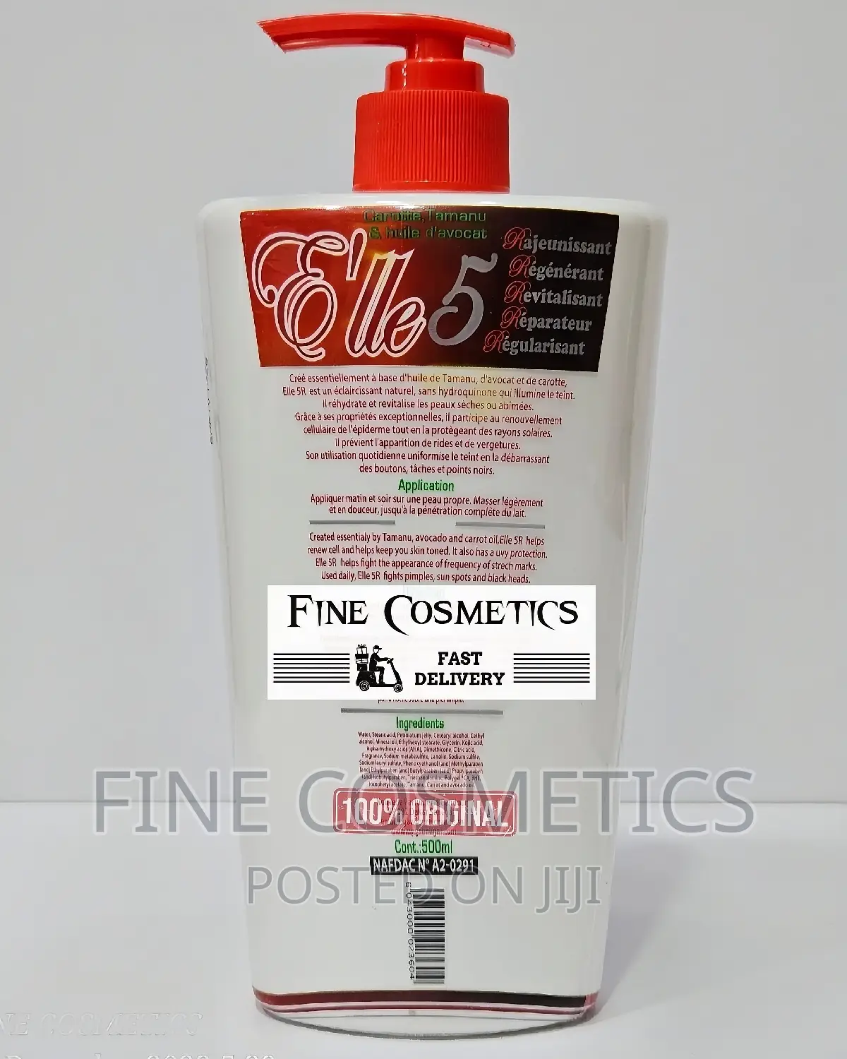 ELLE 5 | New Improved Whitening and Repairing Body Lotion.