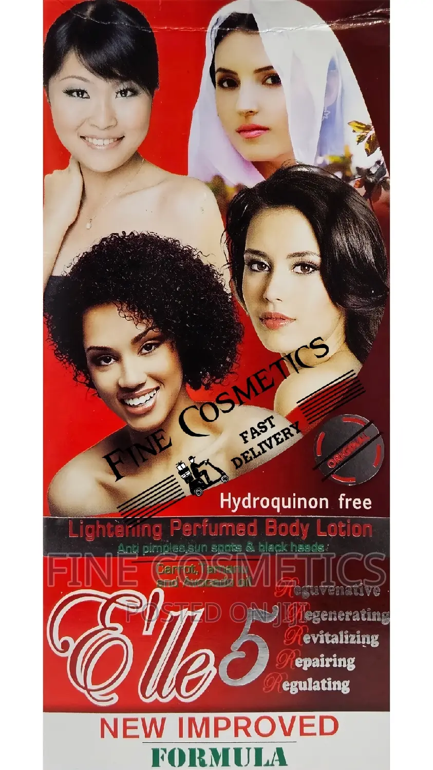 ELLE 5 | New Improved Whitening and Repairing Body Lotion.