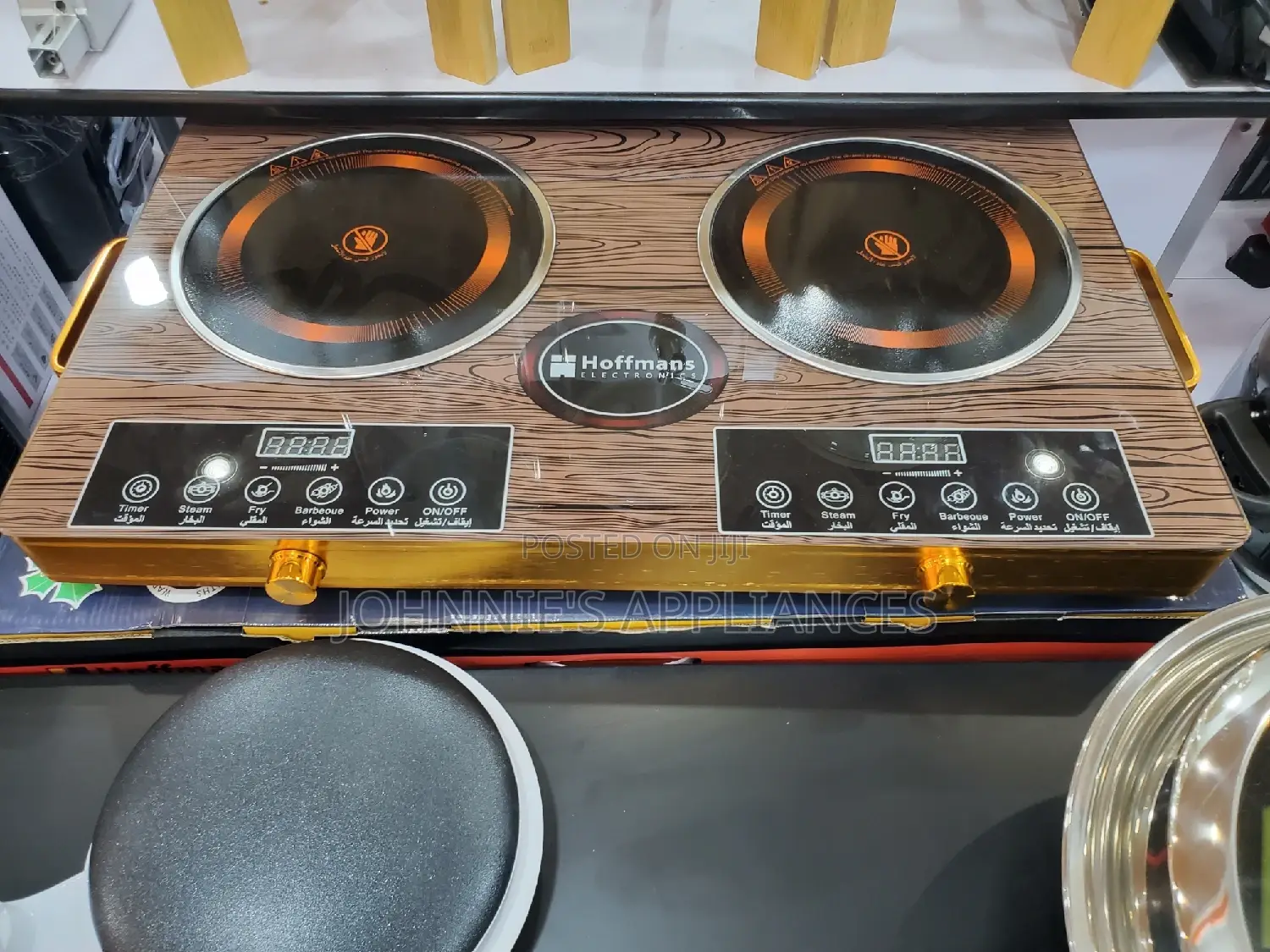 Double Infrared Cooker Electric Glass on Top