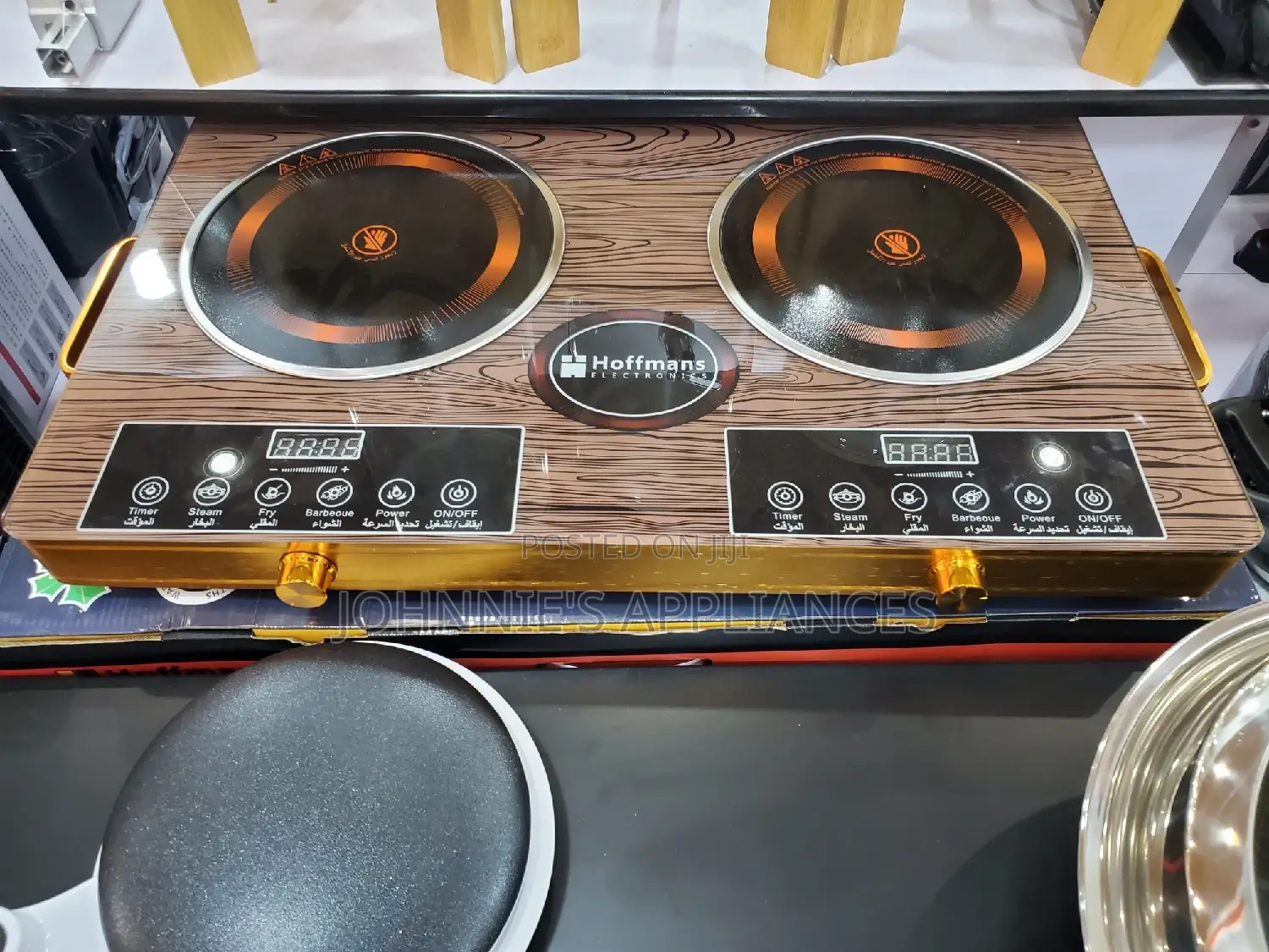 Double Infrared Cooker Electric Glass on Top