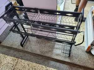 Multipurpose Double Layer Over Sink Dish Drainer