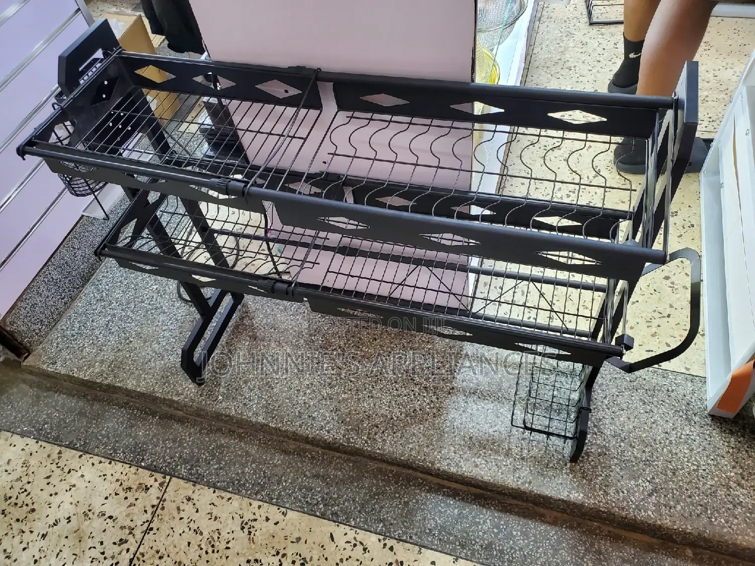 Multipurpose Double Layer Over Sink Dish Drainer