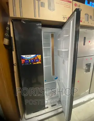 Chiq 560l Side By Side Refrigerator With Dispenser