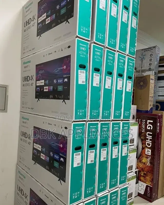 Hisense 43inch Real Uhd Smart TVS A6 Series Available