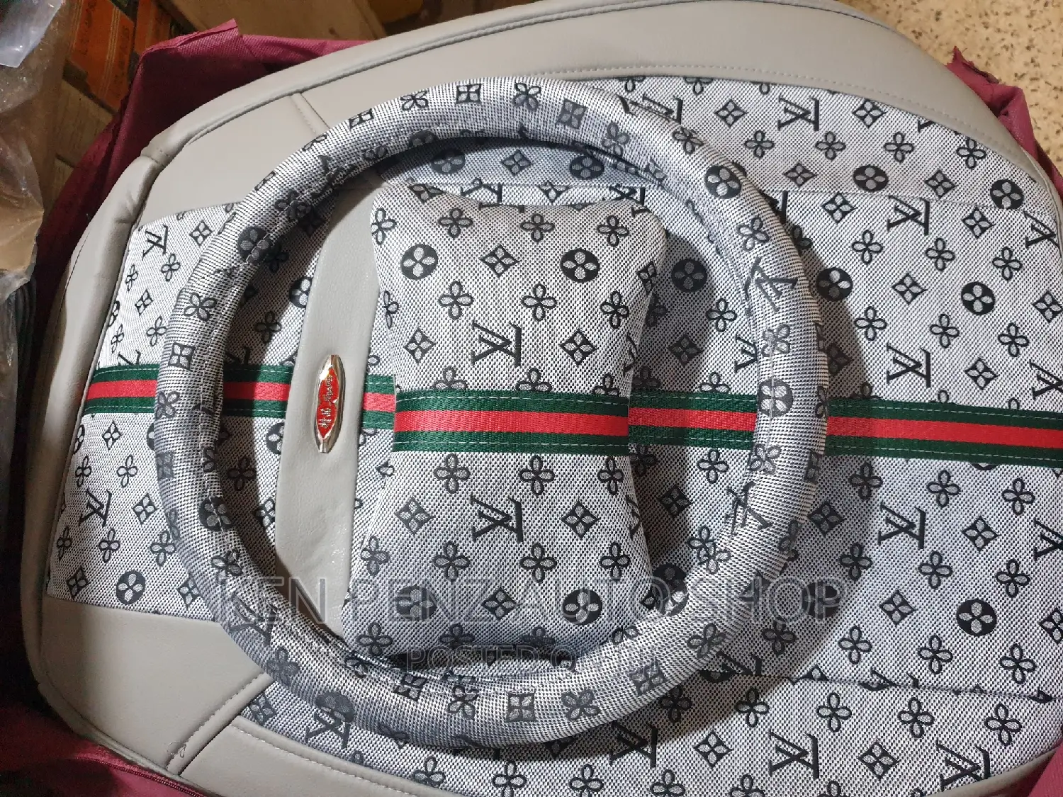 Louis Vuitton Car Seat Covers and Cautions