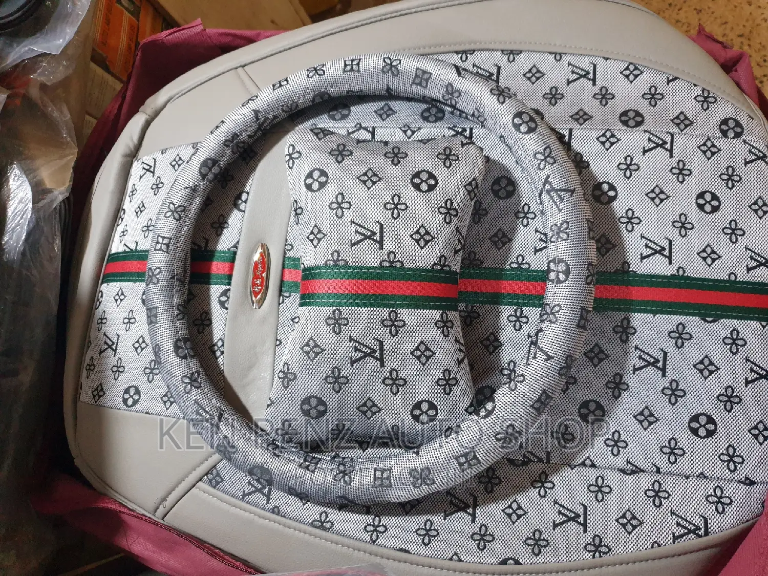 Louis Vuitton Car Seat Covers and Cautions
