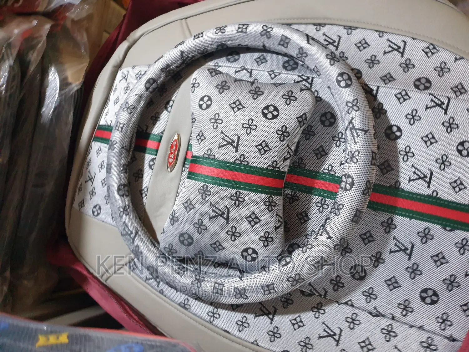 Louis Vuitton Car Seat Covers and Cautions