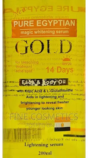 Pure Egyptian Magic GOLD Whitening + Moisturizing Serum/ OIL