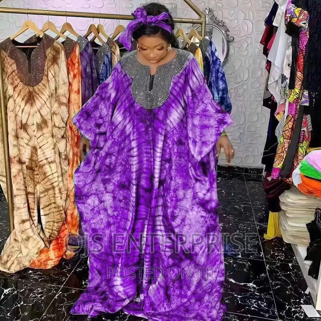 Free Fitting African Print Dress