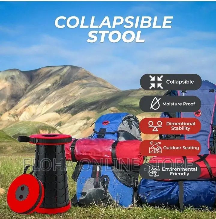 Foldable Retractable Stool