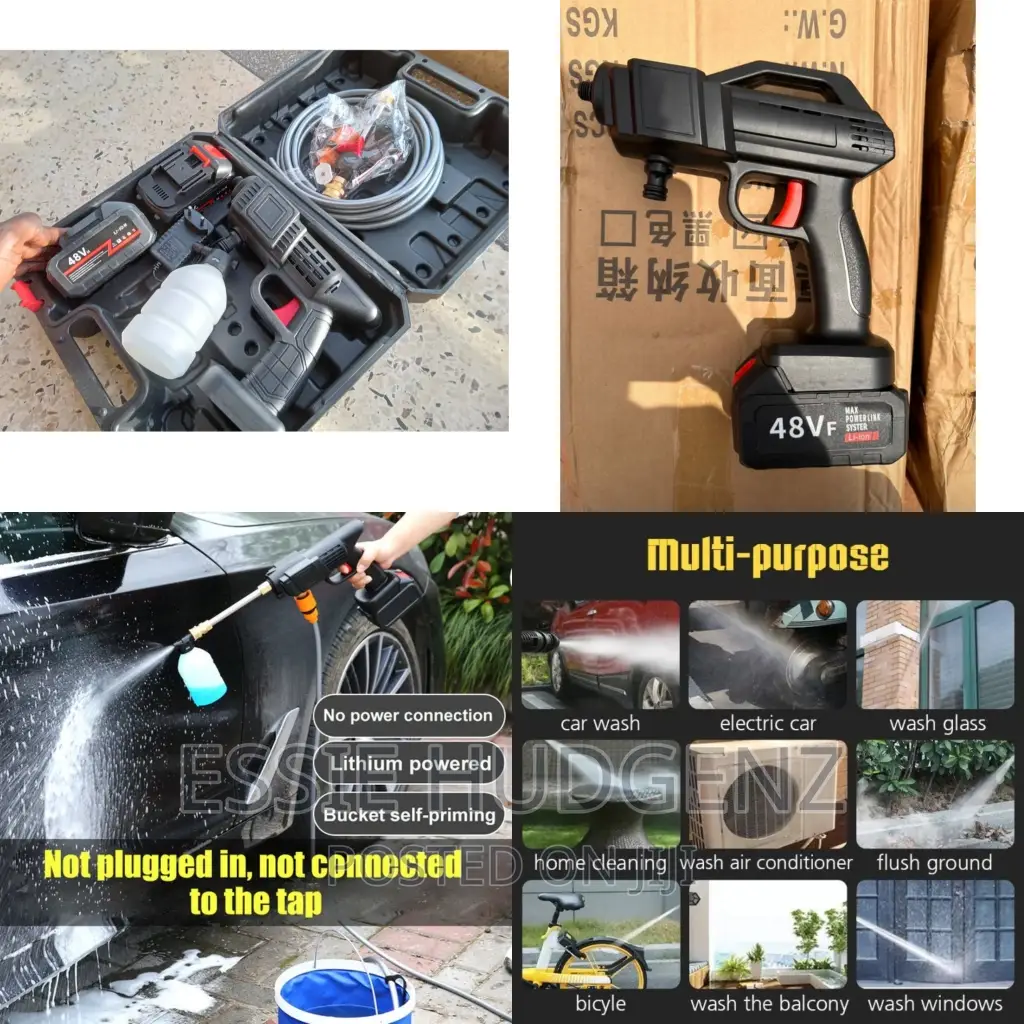 High Pressure Car Washer 2 Batteries