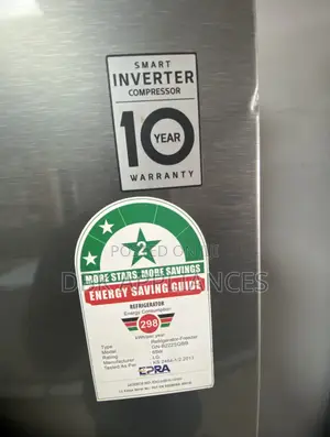 Lg 222ltr Double Door Fridge Wiz Smart Inverter 10yr Warrant