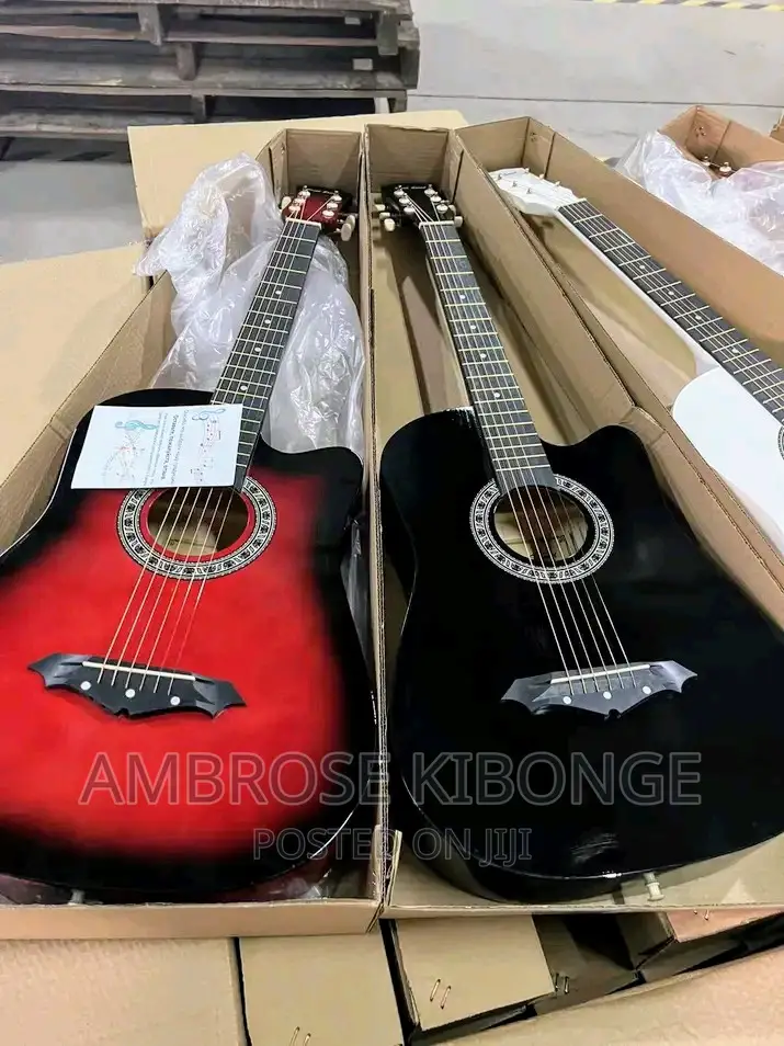 Dream Maker Multicolored Acoustic Guitar With FREE Plectrum.