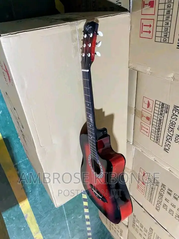 Dream Maker Multicolored Acoustic Guitar With FREE Plectrum.