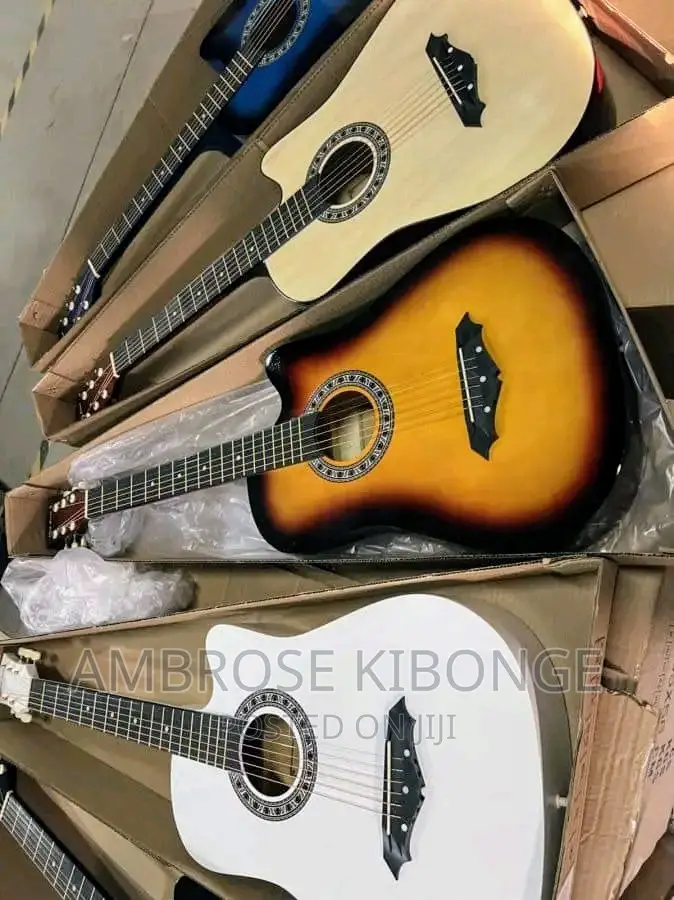 Dream Maker Multicolored Acoustic Guitar With FREE Plectrum.