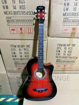 Dream Maker Multicolored Acoustic Guitar With FREE Plectrum.