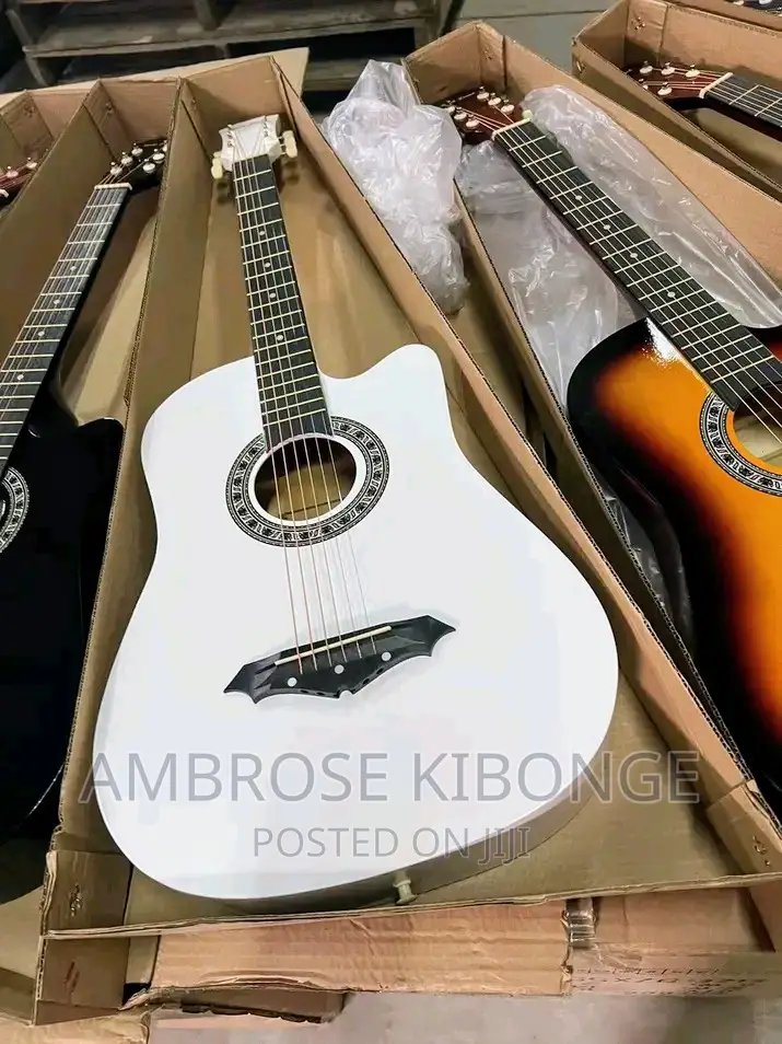 Dream Maker Multicolored Acoustic Guitar With FREE Plectrum.