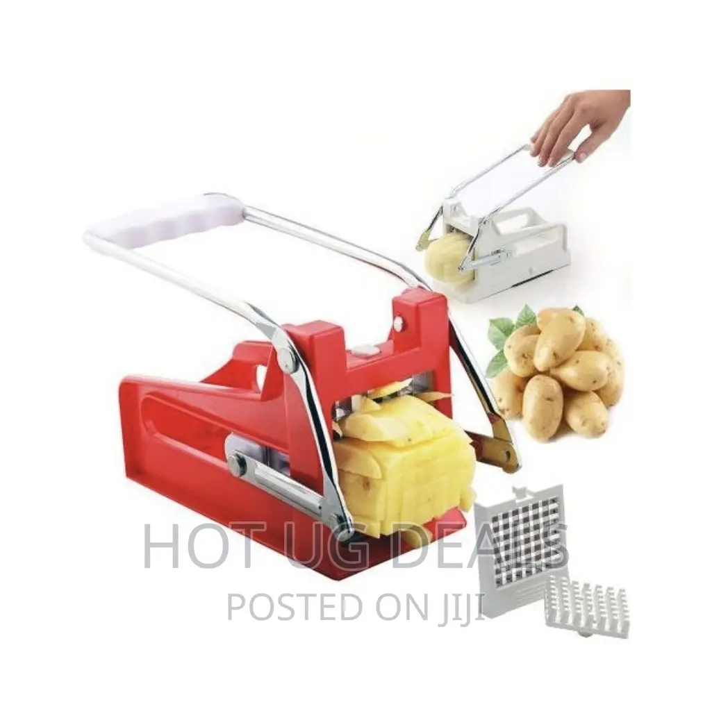 Potato Cutter for French Fries - Aluminium,Red