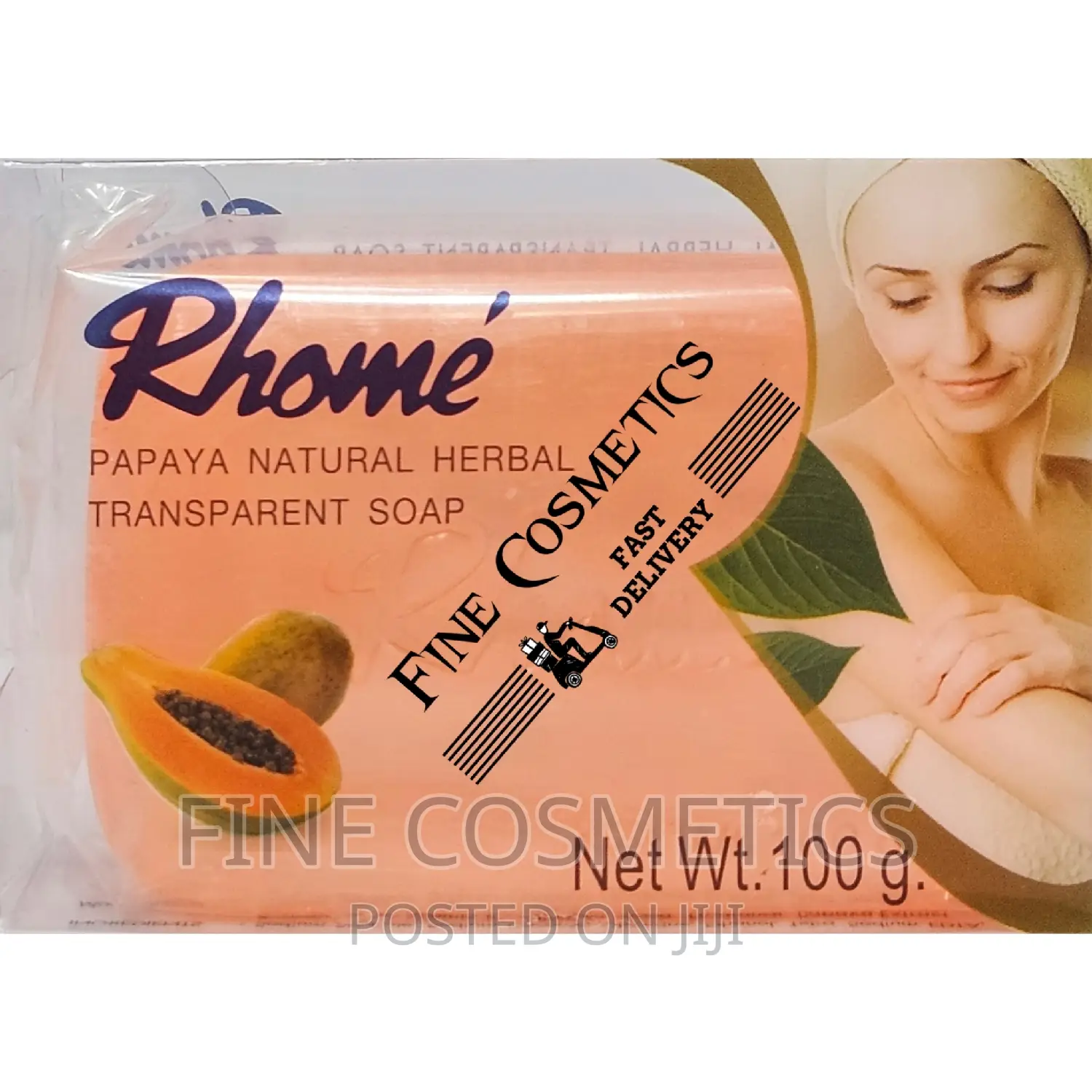 RHOME Transparent Natural Papaya Herbal Soap for Black Spots