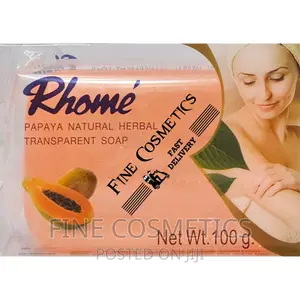 RHOME Transparent Natural Papaya Herbal Soap for Black Spots
