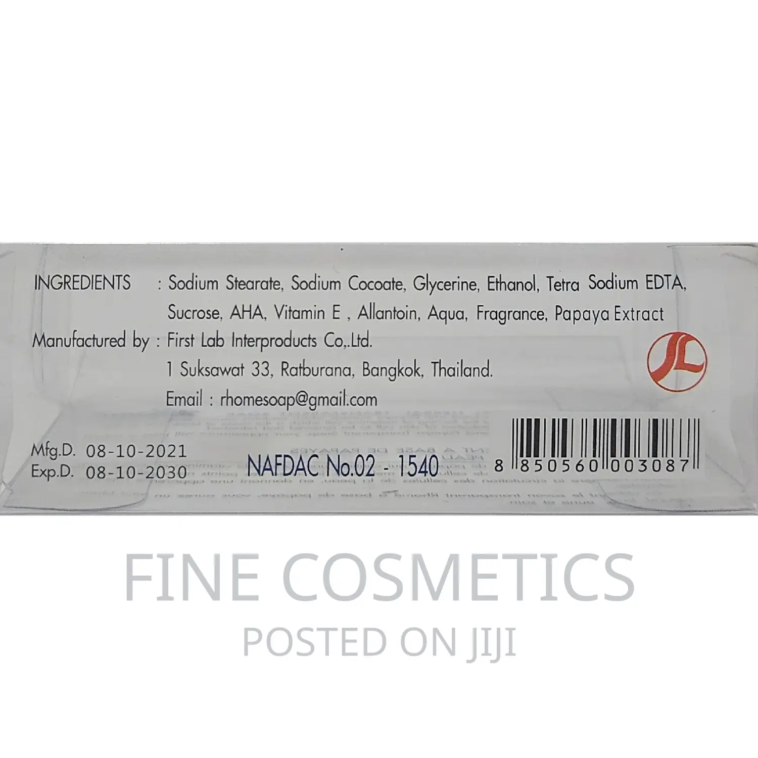RHOME Transparent Natural Papaya Herbal Soap for Black Spots